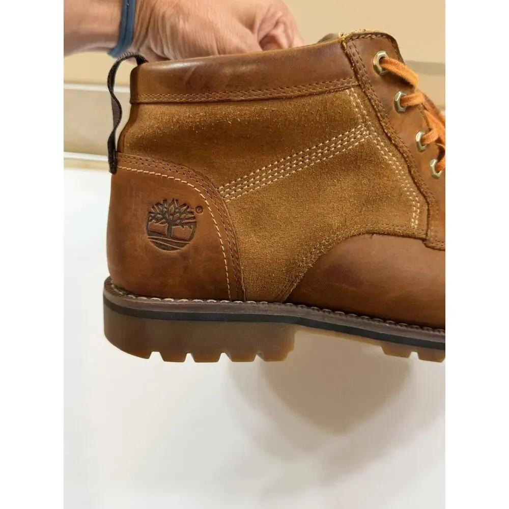 Timberland Larchmont Chukka Boots Men’s 11.5 Brown Leather Suede A13HD Ortholite